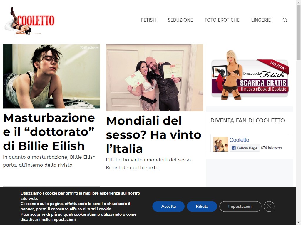 Cooletto | sesso, fetish, erotismo, immagini e informazioni