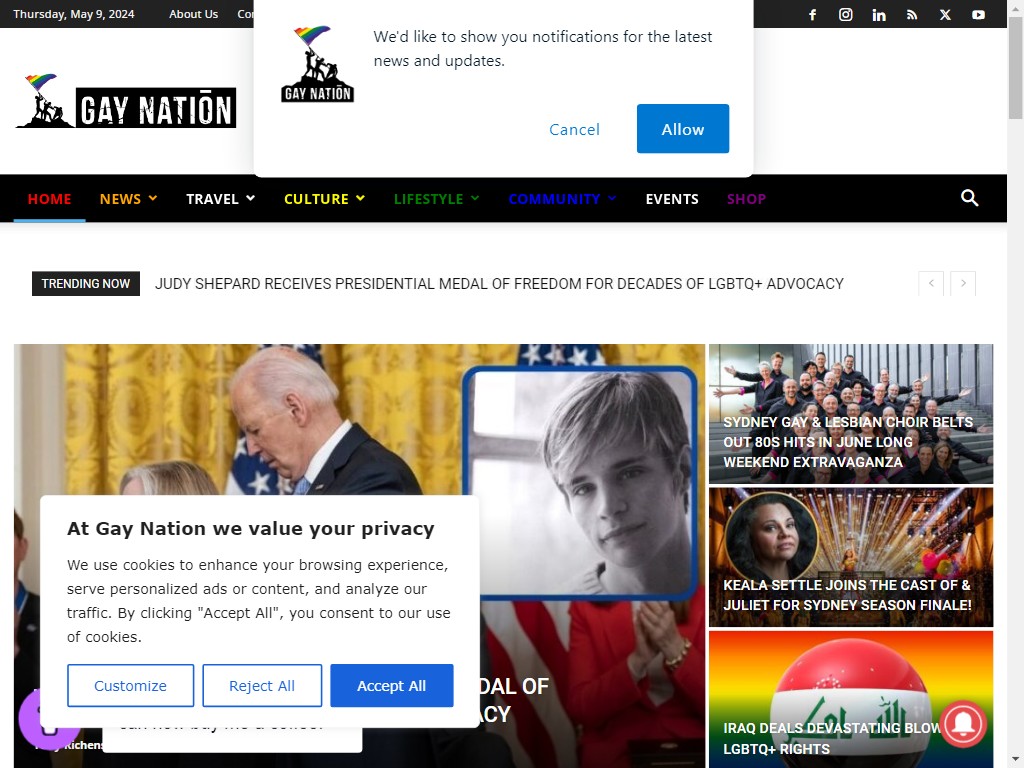 Gay Nation | Gay News, Politics, Entertainment, Equality, Sport