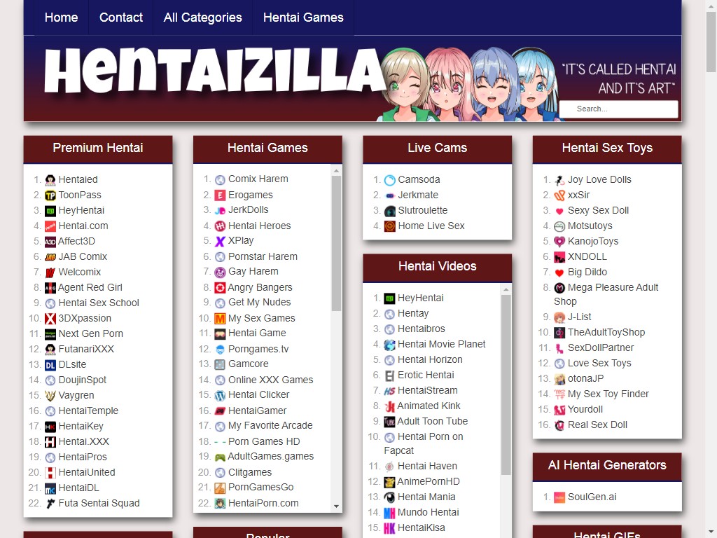 The Best Hentai Sites | HentaiZilla
