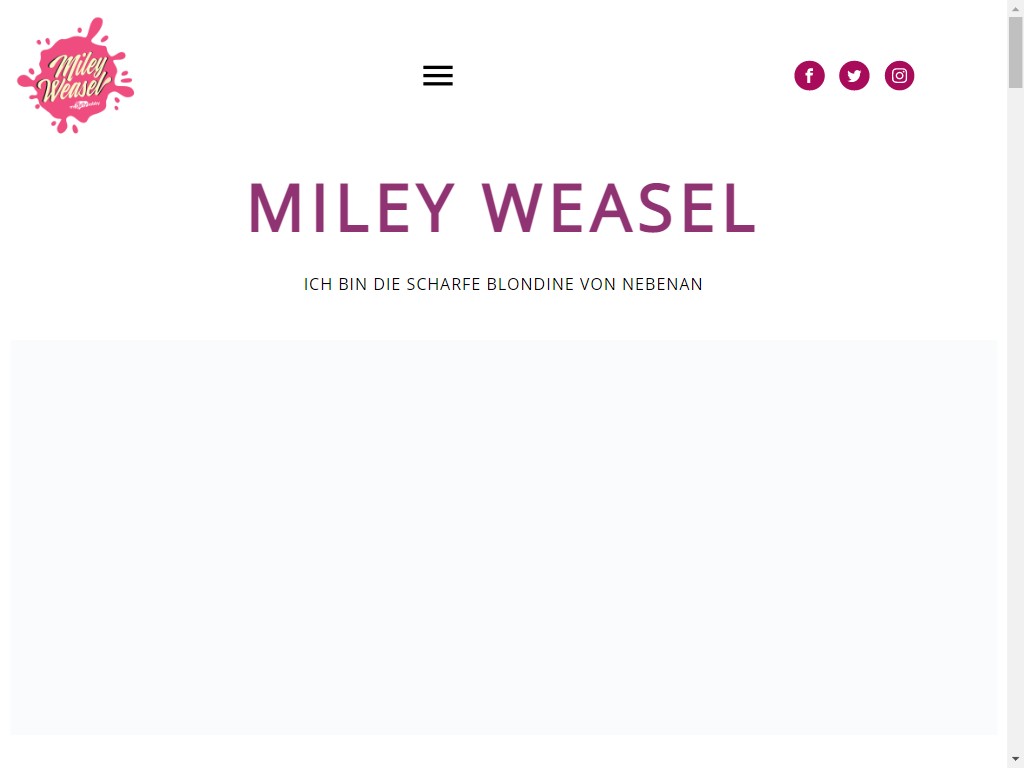 Miley Weasel 🦝 - offizielle Porno Website