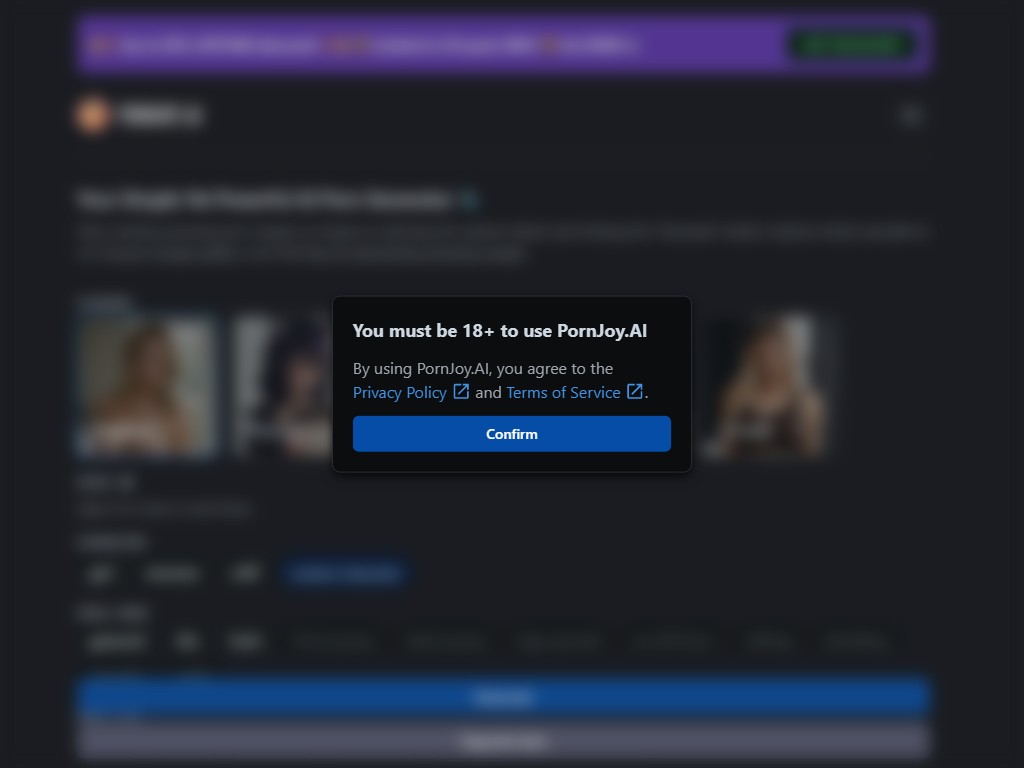 AI Porn Generator | PornJoy.AI
