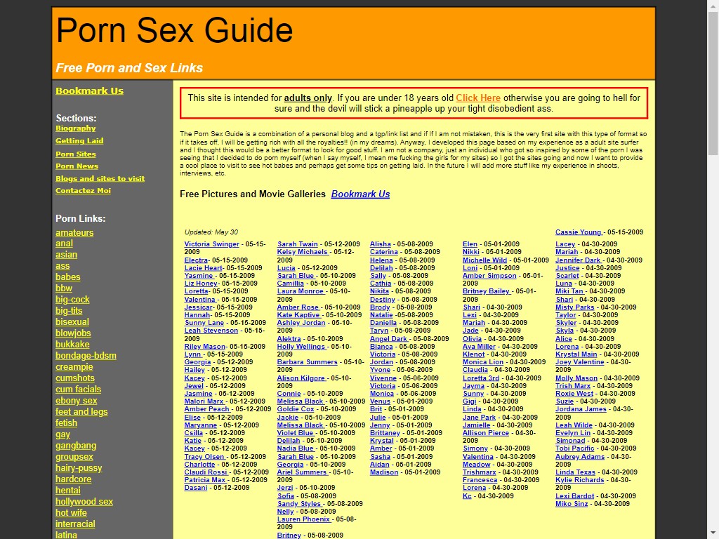 Website screenshot
