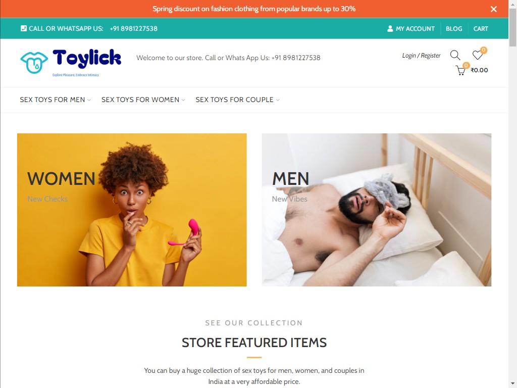 Buy Sex Toys in India from India's best sex toys website